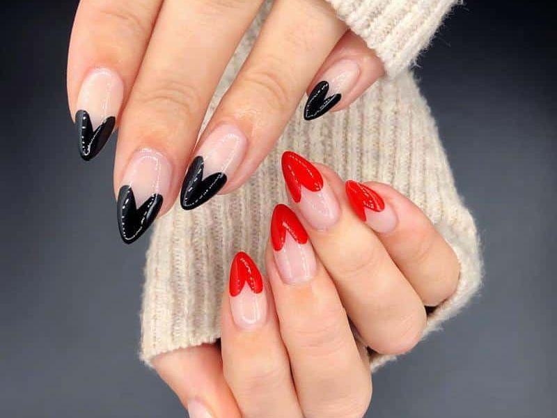 Heart nail designs