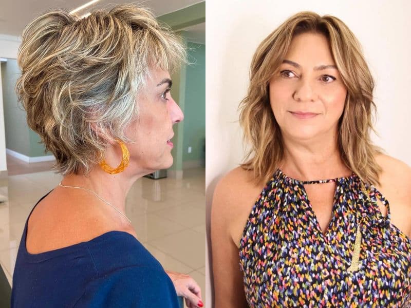 Shaggy Hairstyles for fine Hair over 50