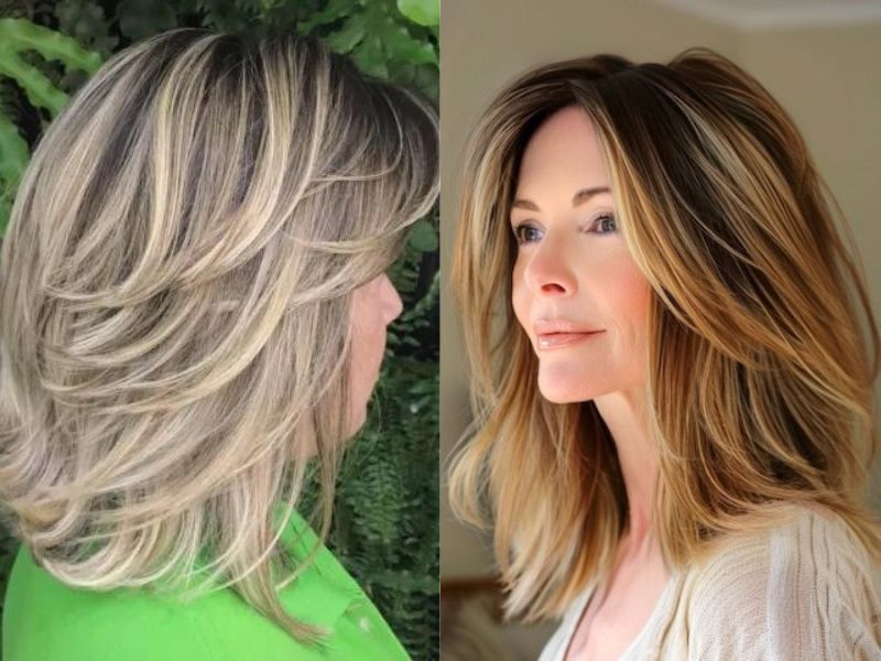 layered haircuts for medium hair