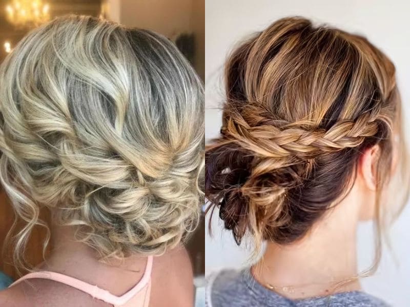 updos for medium length hair