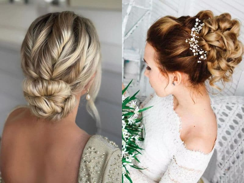 wedding updos for long hair