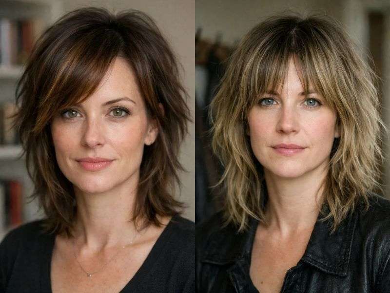 Hairstyles for Big Foreheads