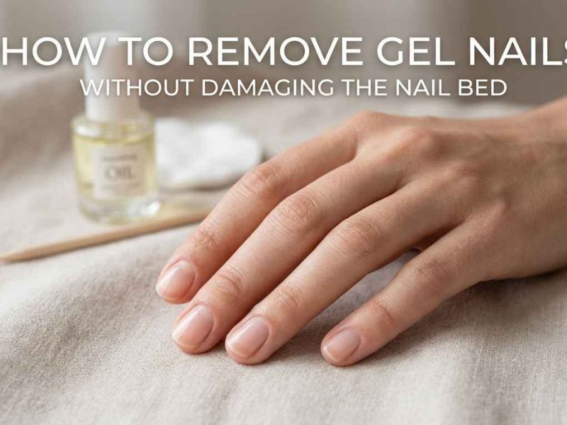 How to remove gel nails without damaging nail bed
