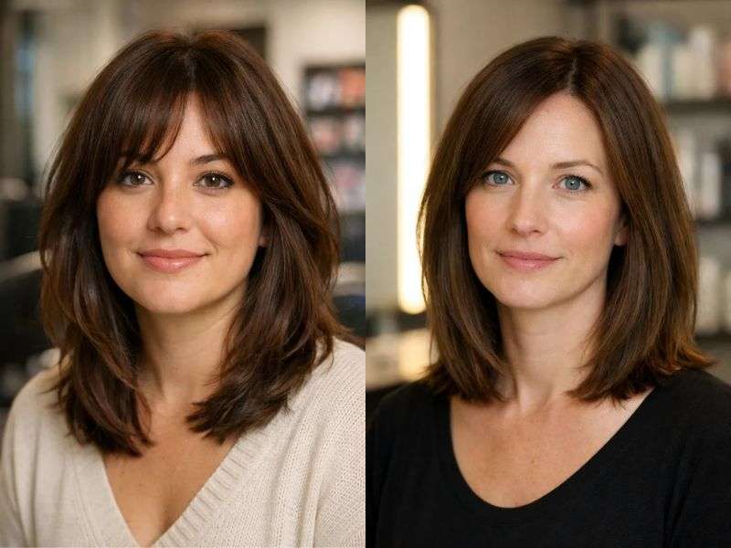 Medium Length Haircuts for Thick Hair