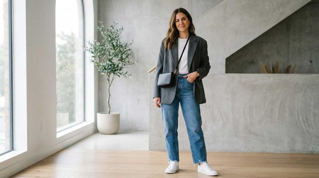 Oversized blazer for women