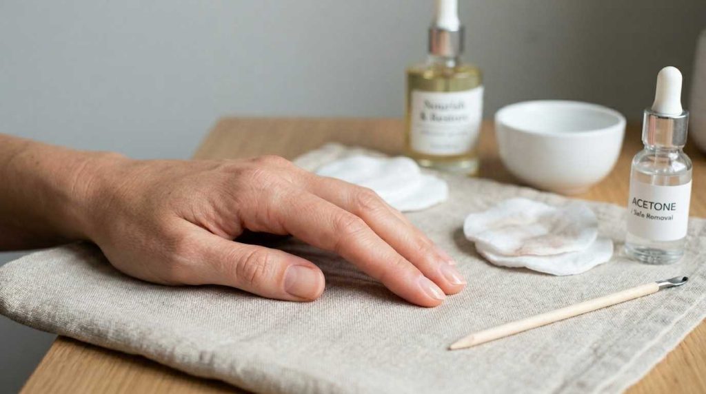 Removing nails with nail removers