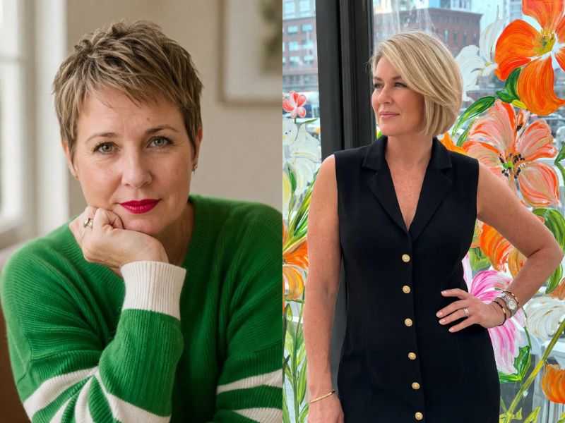 Short Haircuts for Women Over 40