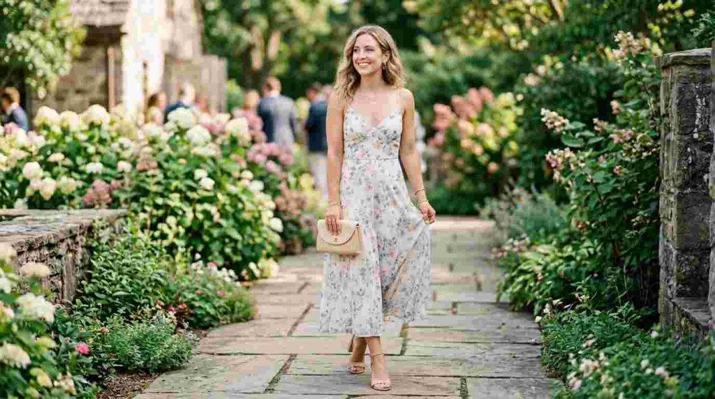 Summer wedding dress as a guest