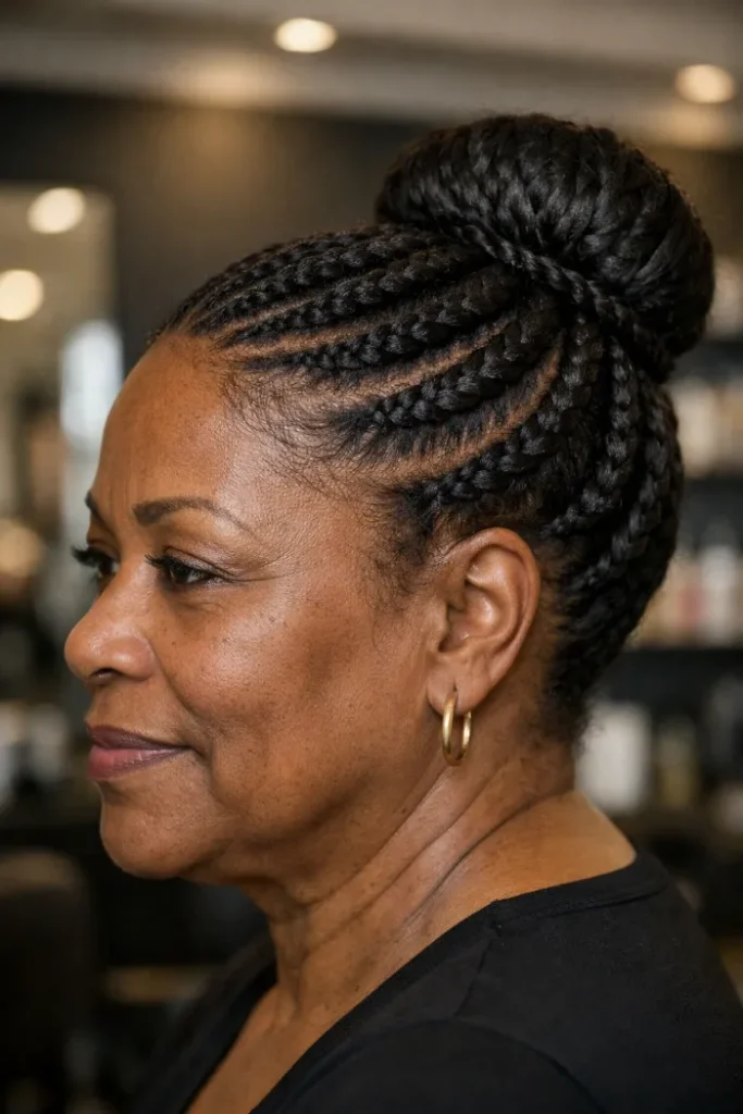 Updo Hairstyles for Older Black Women