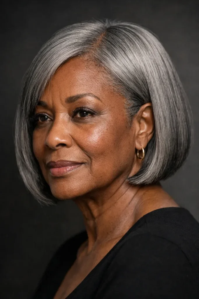 Bob Hairstyles for Older Black Women