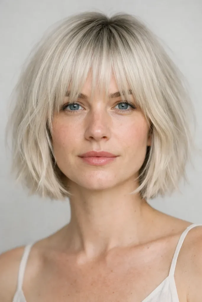 Choppy Bob Hairstyles For Fine Hair