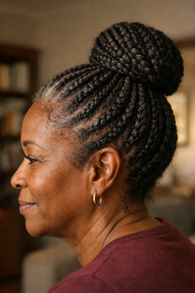 Updo Hairstyles for Older Black Women