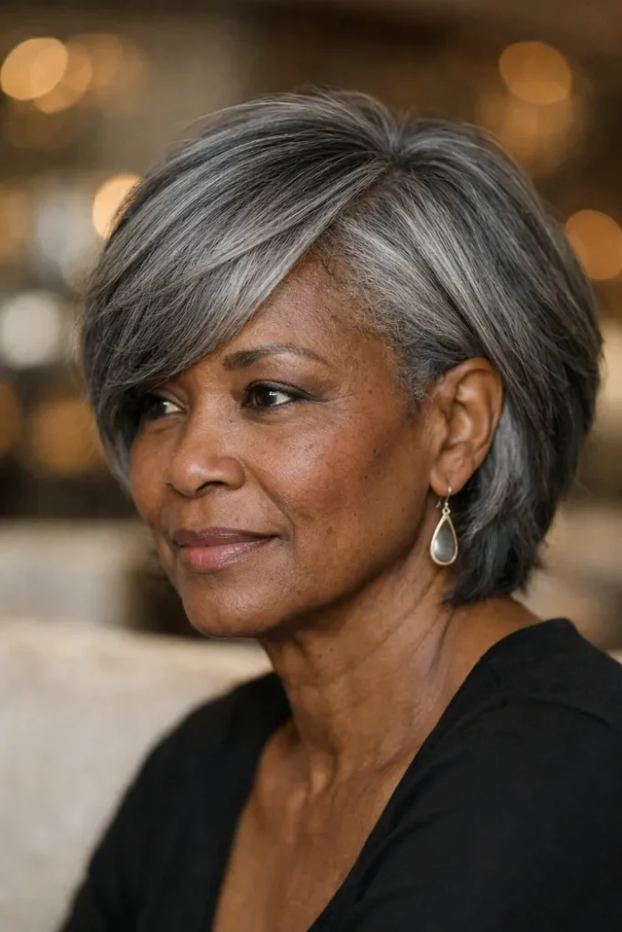 Bob Hairstyles for Older Black Women