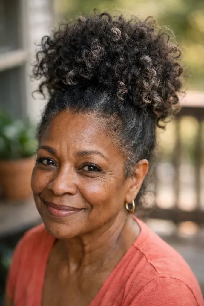 Updo Hairstyles for Older Black Women