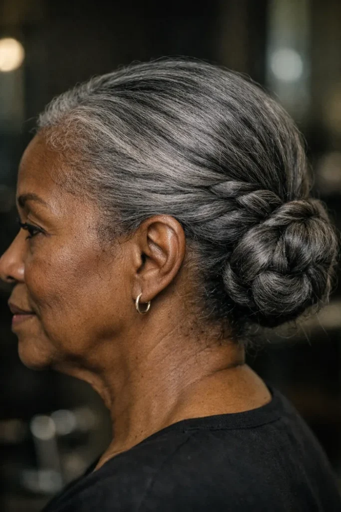 Updo Hairstyles for Older Black Women