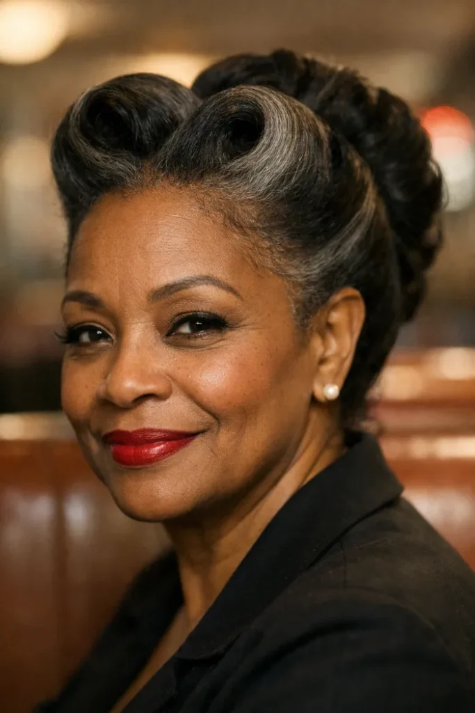 Updo Hairstyles for Older Black Women