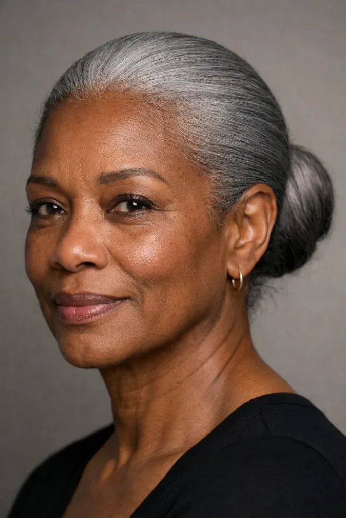 Updo Hairstyles for Older Black Women
