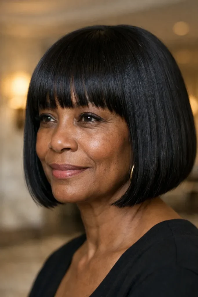 Bob Hairstyles for Older Black Women
