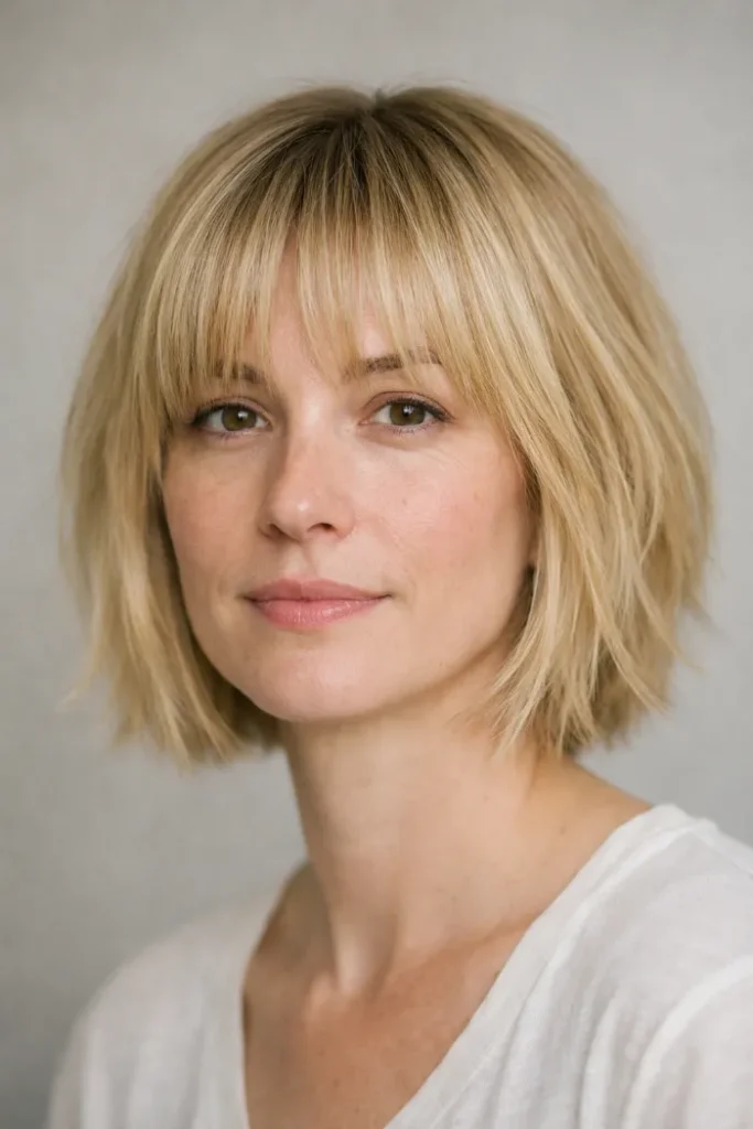 Choppy Bob Hairstyles For Fine Hair