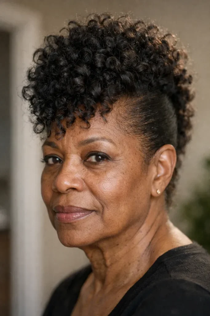 Updo Hairstyles for Older Black Women