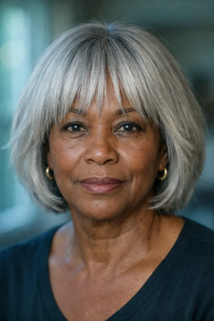 Bob Hairstyles for Older Black Women