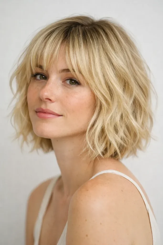 Choppy Bob Hairstyles For Fine Hair