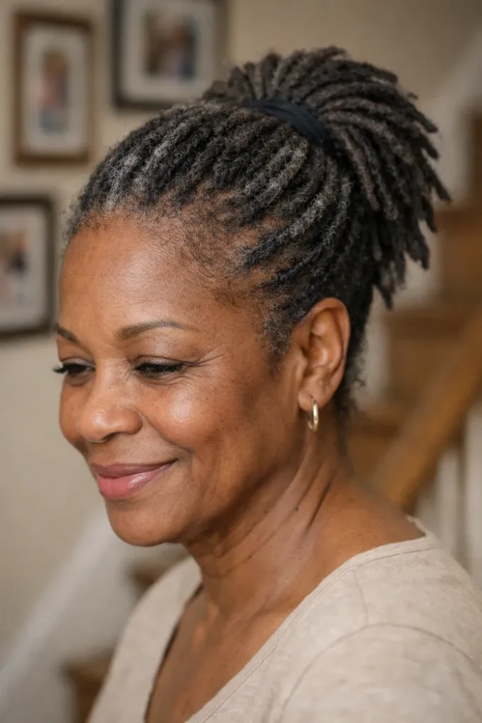 Updo Hairstyles for Older Black Women