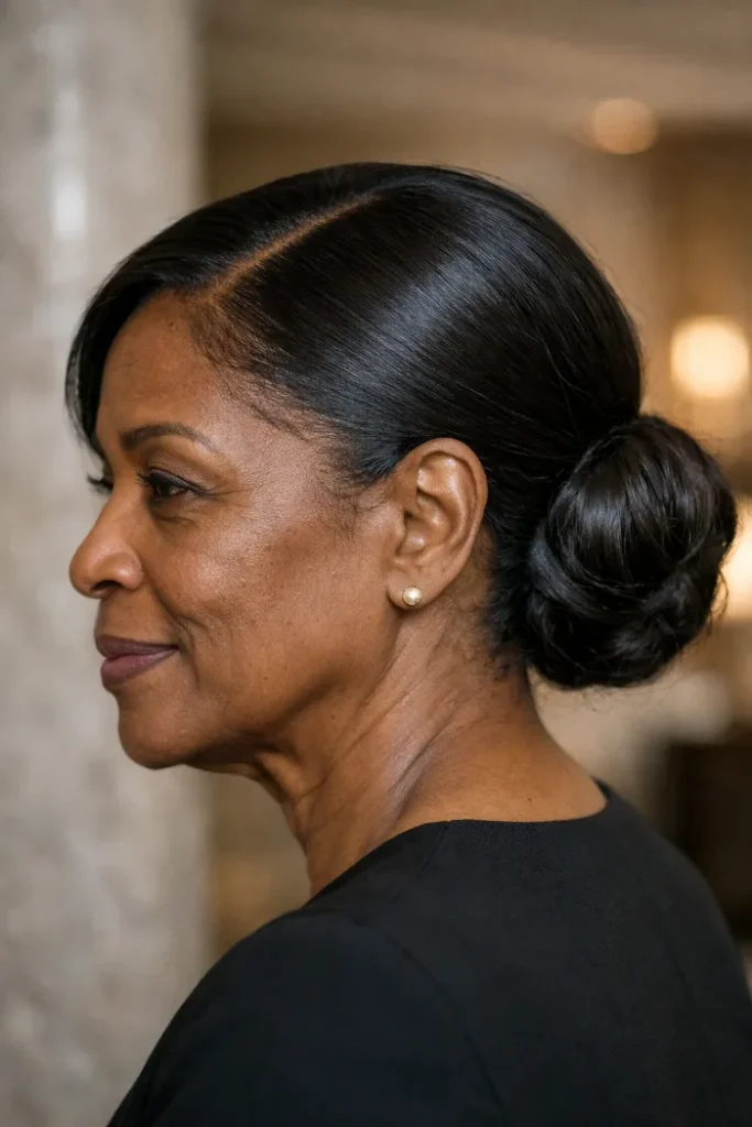 Updo Hairstyles for Older Black Women
