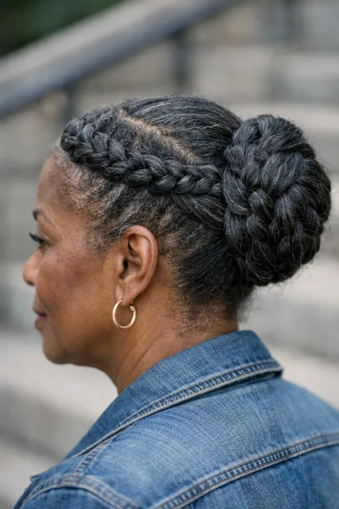 Updo Hairstyles for Older Black Women