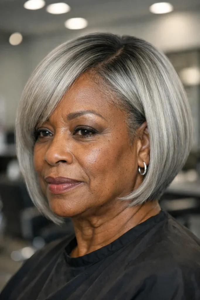 Bob Hairstyles for Older Black Women