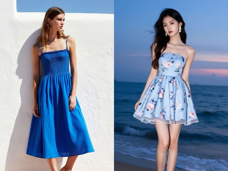 Blue Summer Dresses