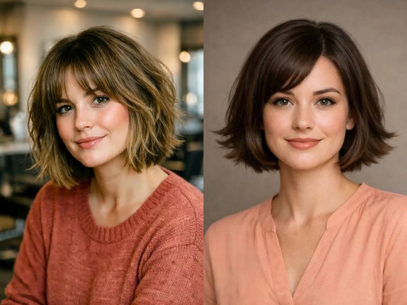 Bob Hairstyles for Round Face
