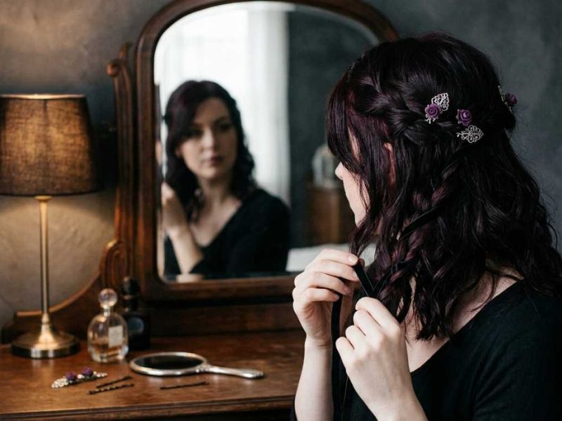 How to Get Romantic Goth Hairstyles at Home