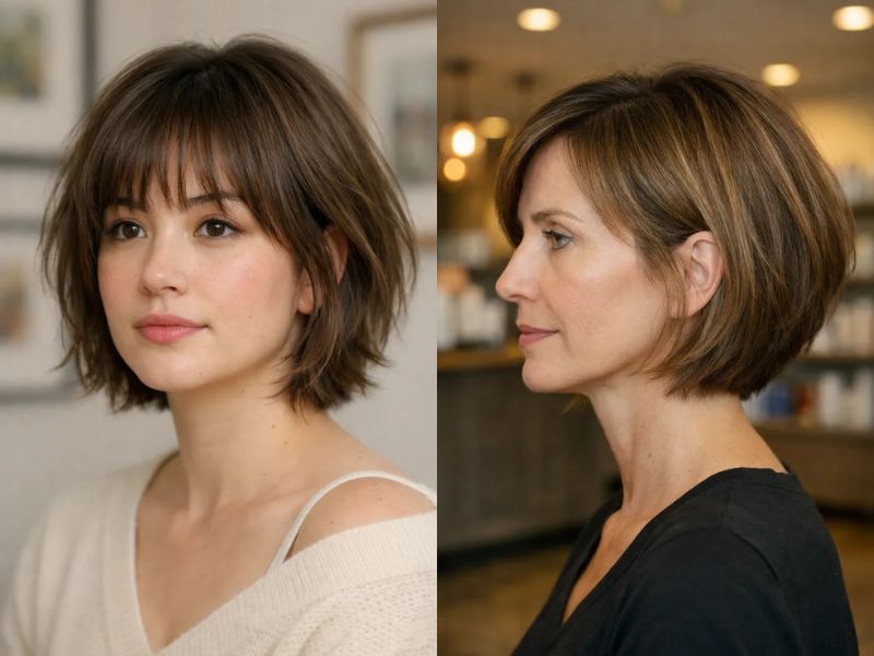 Layered Bob Hairstyles for Thin Fine Hair