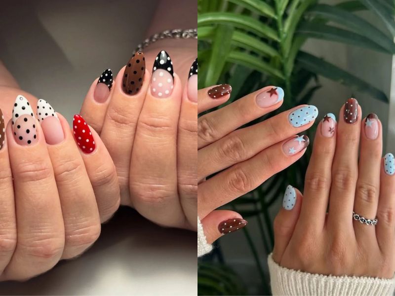 Polka Dot Nails Ideas