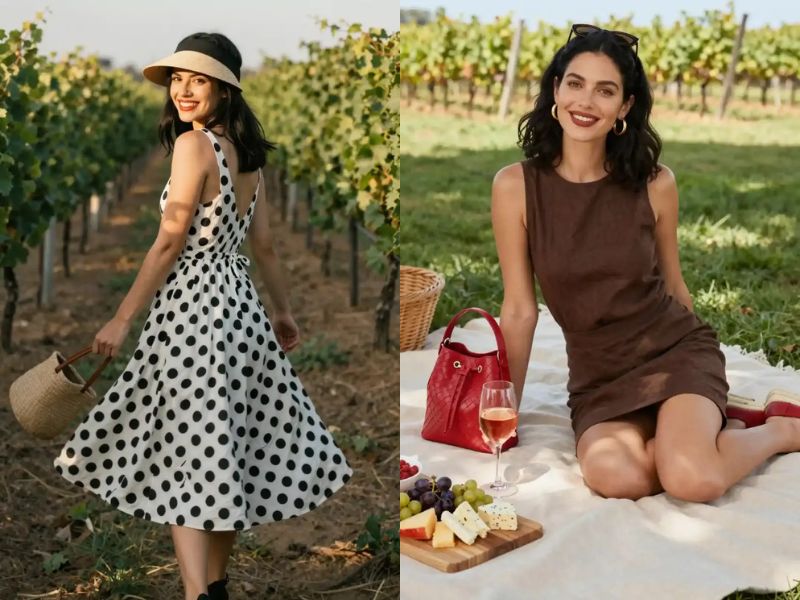 Preppy Winery Outfits