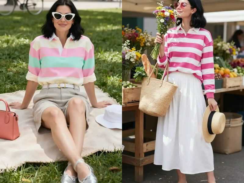 Rugby Shirt Outfits for women