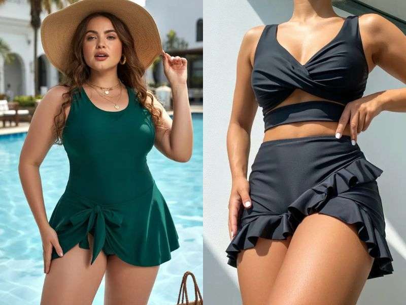 Swimsuit with Skirt Outfits