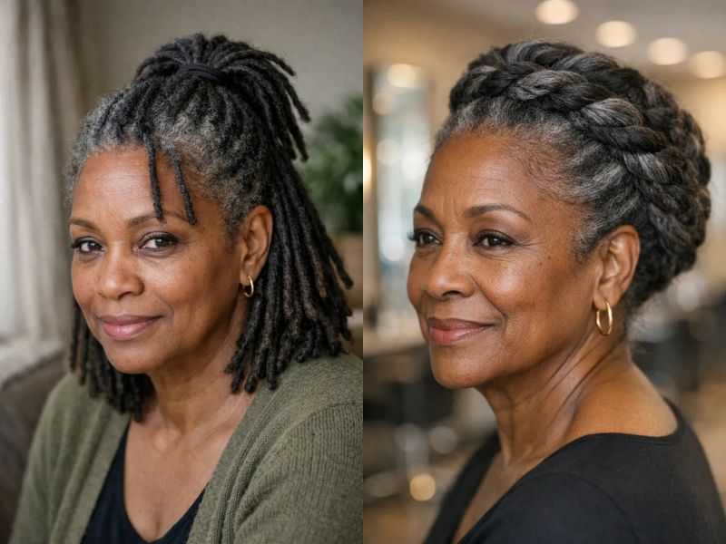 Updo Hairstyles for Older Black Women