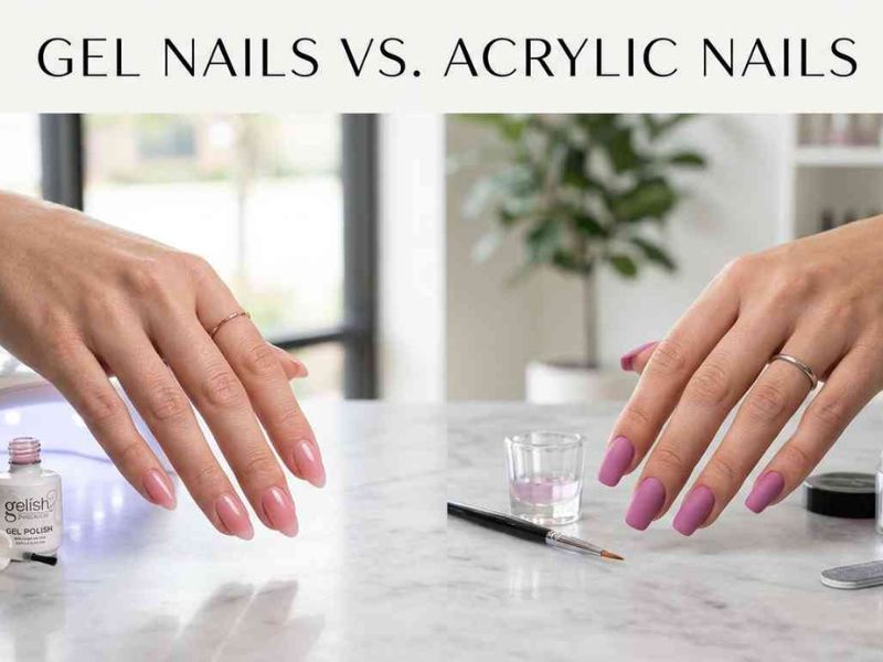 What is the difference between gel and acrylic nails