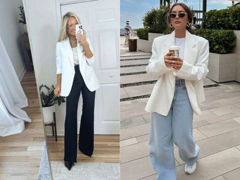 White Blazer Outfits