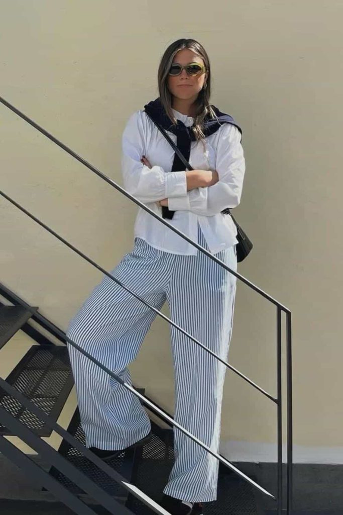 Striped Pants Outfits 