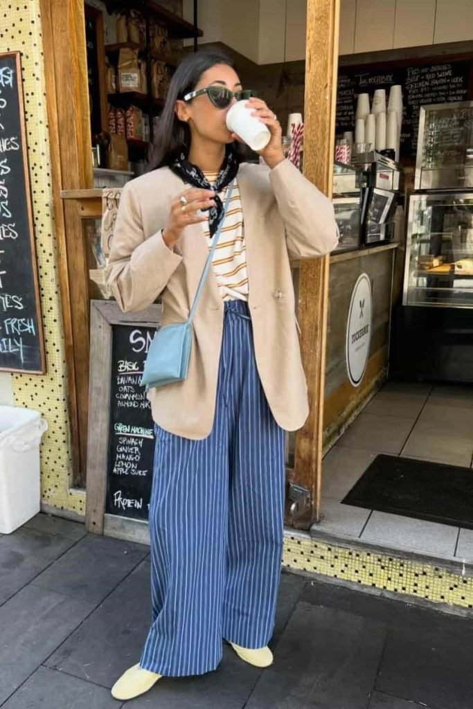 Striped Pants Outfits 