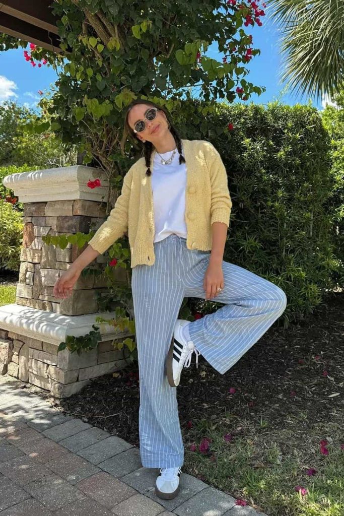 Striped Pants Outfits 