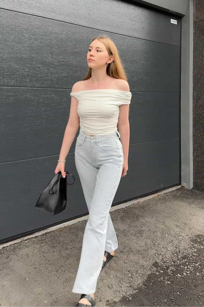Striped Pants Outfits 