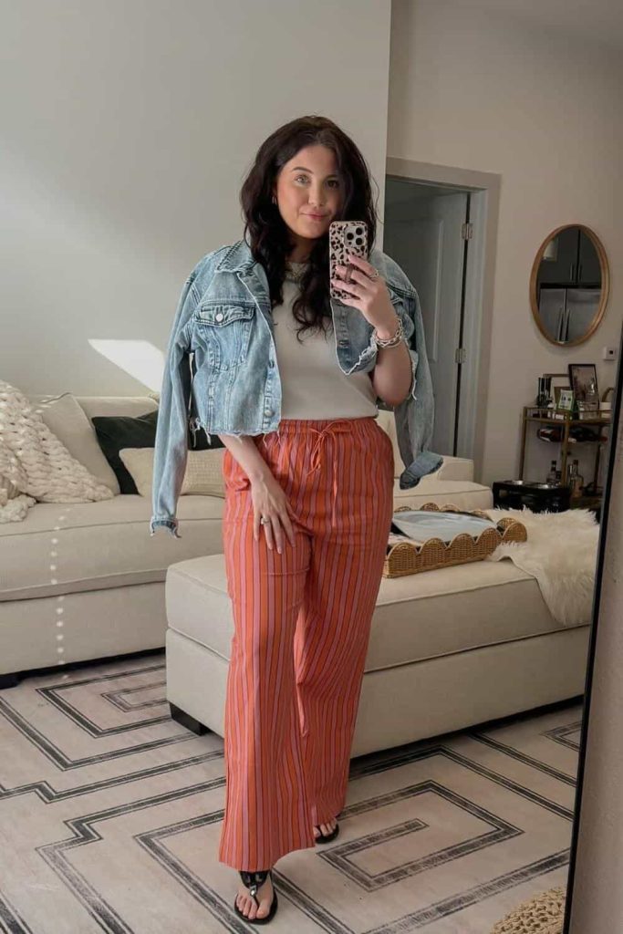 Striped Pants Outfits 