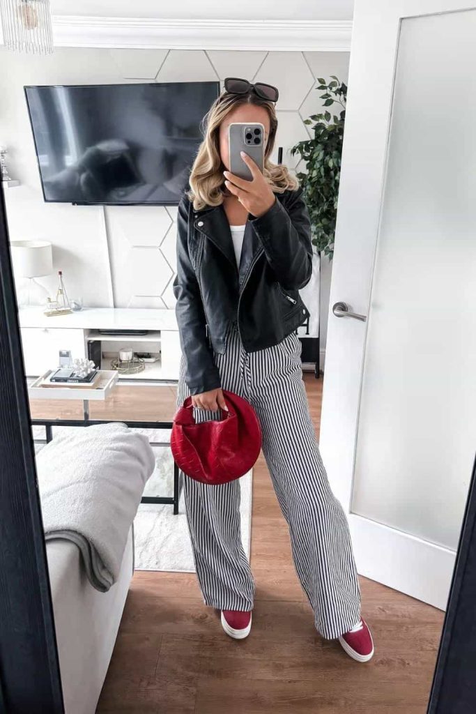 Striped Pants Outfits 