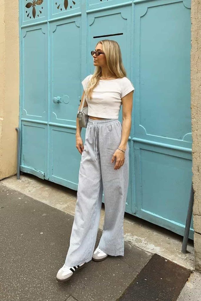 Striped Pants Outfits 