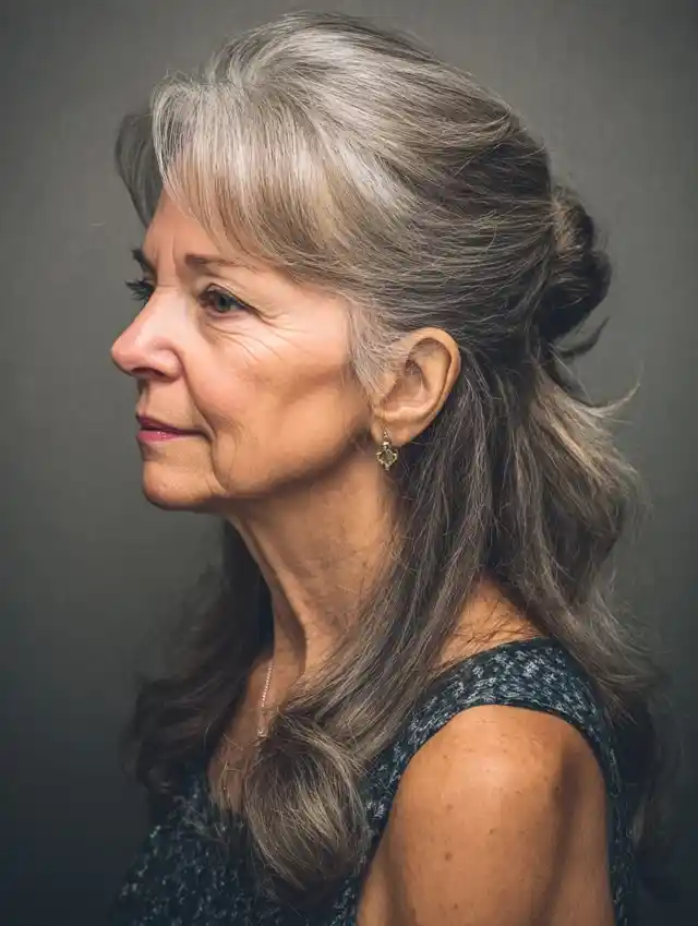 Side Bangs For Thin Fine Hair Over 60