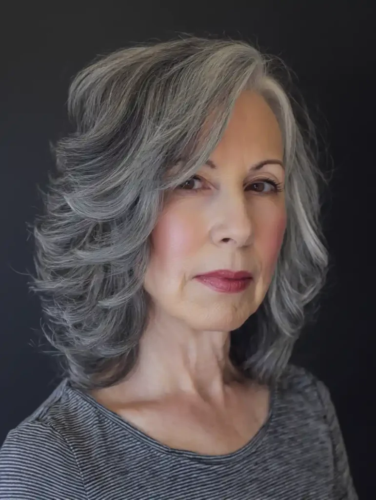 Salt and Pepper Hairstyles for Women Over 50